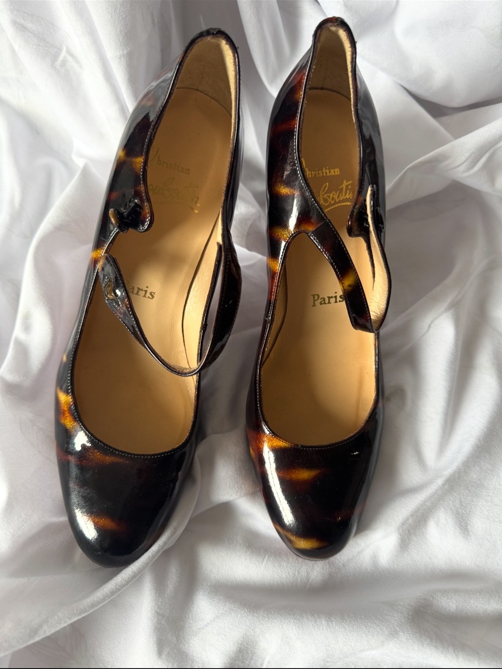 Christian Louboutin Black Patent Heels